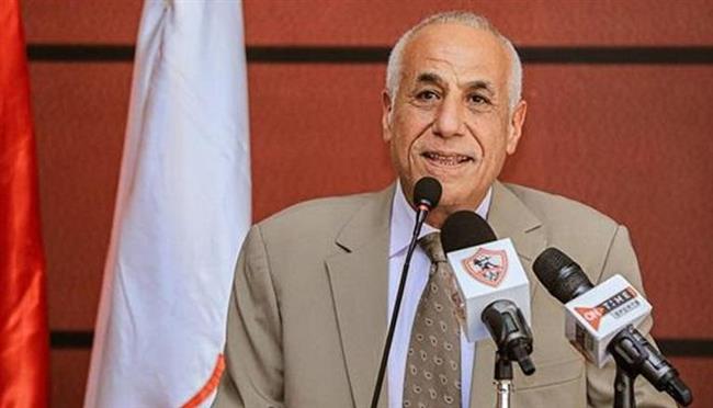 بطولة الجمهورية .. حسين لبيب يحضر مباراة الزمالك والأهلي في قمة الشباب