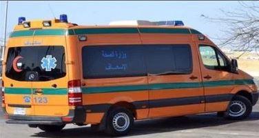 إصابة 3 أشخاص إثر حادث تصادم سيارة ودراجة بخارية فى البدرشين