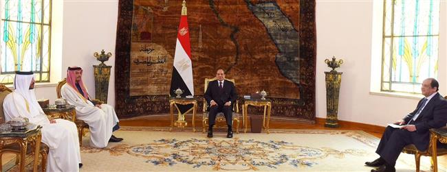السيسي يستعرض جهود وقف إطلاق النار في غزة مع رئيس وزراء قطر
