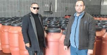 ضبط 11 طن مخلل منتهية الصلاحية بالبحيرة