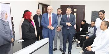القاصد يتفقد جامعة المنوفية الأهلية ويتابع انتظام الدراسة ويؤكد على أهمية استكمال ميكنة منظومة العمل