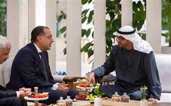   رئيس الإمارات و"مدبولي" يبحثان عدد من القضايا ذات الاهتمام المشترك