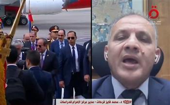   فايز فرحات: التوافق المصري التركي ينعكس على الإقليم والمنطقة بشكل كبير