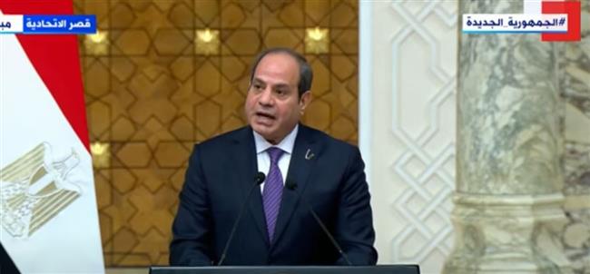 السيسي: أرحب بالتهدئة الحالية في شرق المتوسط ونتطلع للبناء عليها
