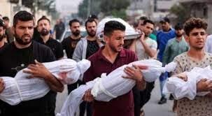 14 شهيدا فى استهداف إسرائيلى لمنزل بمخيم النصيرات وسط قطاع غزة 