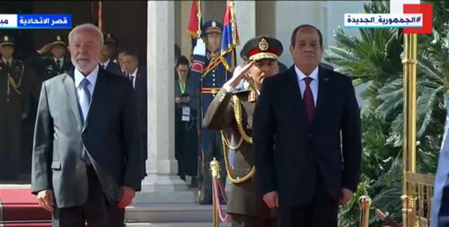 السيسي يستقبل الرئيس البرازيلي في قصر الاتحادية.. بث مباشر