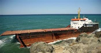   غرق سفينة شحن في بحر مرمرة بتركيا