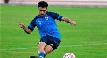 انتظام عمر جابر في تدريبات الزمالك