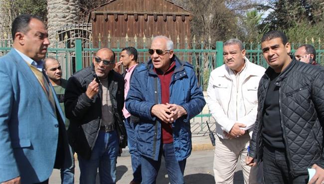 "راشد" يتفقد أعمال تطوير ميدان الجيزة لإضفاء المظهر الحضاري عليه