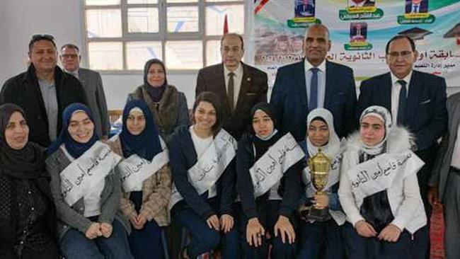 إدارة أبو قرقاص التعليمية تفوز بالمركز الأول لمسابقة أوائل طلاب الثانوية العامة