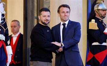   الرئيس الفرنسي يستقبل نظيره الأوكراني في قصر الإليزيه لتوقيع اتفاق أمني ثنائي