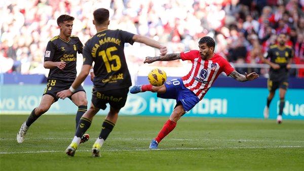 الدوري الإسباني .. فوز أتلتيكو مدريد على لاس بالماس بخماسية نظيفة
