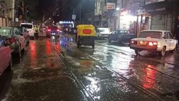   تراكم مياه الأمطار بالشوارع.. الغربية تتعرض لطقس سيئ وأمطار