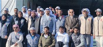   محافظ شمال سيناء يستقبل سفينة مساعدات إماراتية لصالح قطاع غزة