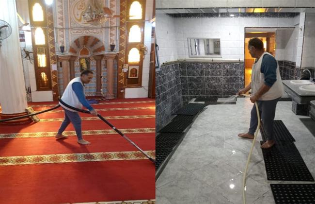 بدء إعداد مساجد الإسكندرية لإستقبال شهر رمضان المعظم