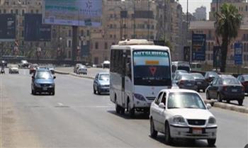   سيولة مرورية بالطرق الرئيسية والمحاور في القاهرة والجيزة