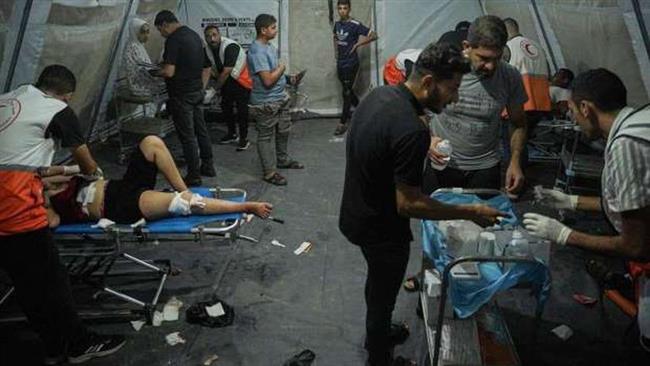 الهلال الأحمر الفلسطيني : الاحتلال مازال يحاصر مستشفى الأمل وعلى المجتمع الدولي التدخل الفوري