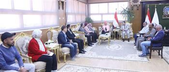 رئيس جامعة جنوب الوادى يلتقي وفد شركة شبرا للصناعات الهندسية