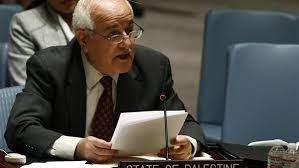   مندوب فلسطين بمجلس الأمن: نطرق كل الأبواب لمنع حدوث نكبة في غزة