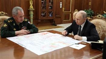   وزير الدفاع الروسى يطلع بوتين على تفاصيل عملية تحرير أفدييفكا