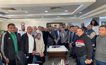 اتحاد الكرة يحتفل بـ جمال علام عقب فوزه برئاسة اتحاد شمال أفريقيا