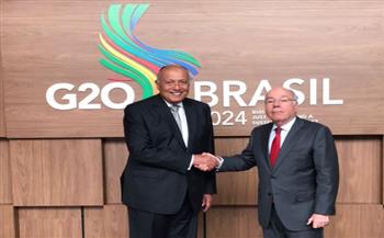   شكري يلتقي وزير خارجية البرازيل في افتتاح مشاركته باجتماعات مجموعة الـ 20