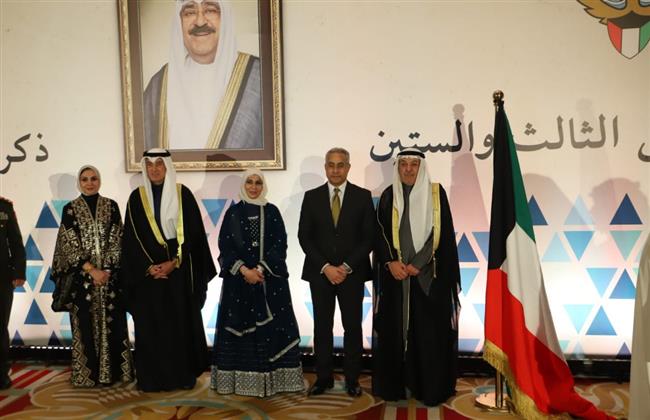 وزير العمل يشارك السفارة الكويتية بالقاهرة احتفالها بالعيد الوطني الـ 63