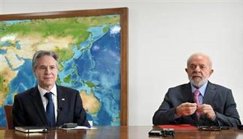   بلينكن يبلغ الرئيس البرازيلي برفض أمريكا تصريحاته حول إسرائيل