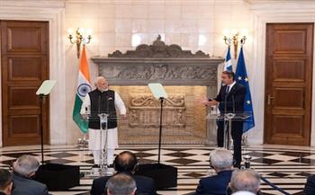   رئيس الوزراء اليوناني يؤكد أهمية شراكة بلاده الاستراتيجية مع الهند