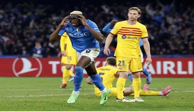 برشلونة يتعادل 1 -1 مع نابولي الايطالي في دور الذهاب بدوري أبطال أوروبا