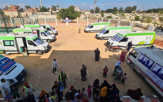 قافلة طبية مجانية بـ أبو المطامير تكشف على 1575 مواطن 