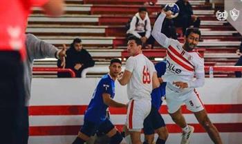 رجال يد الزمالك يفوز على الجزيرة في دوري المحترفين