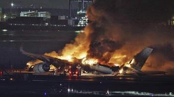   سقوط طائرتين جنوب روسيا واشتعال النيران بهما