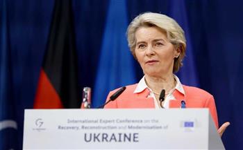   رئيسة المفوضية الأوروبية: مهتمون بإعادة بناء قدرات أوكرانيا التصديرية نحو العالم