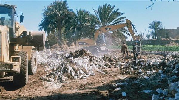 إزالة 38 حالة تعدِ على الأراضي الزراعية وأملاك الدولة في الشرقية