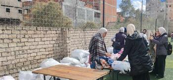   250 بطانية وكساء 200 أسرة بالإسكندرية