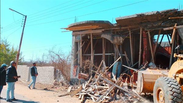 إزالة 24 حالة تعدِ على الأراضي الزراعية وأملاك الدولة بالشرقية