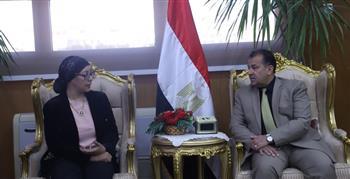 رئيس جامعة جنوب الوادي يستقبل وفد معهد تكنولوجيا المعلومات