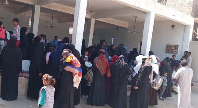 مناظرة 678 حالة بقافلة جنوب الوادي الطبية البشرية بنجع سند حجازه بحري بقوص