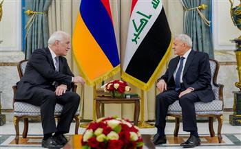   الرئيس العراقي ونظيره الأرميني يؤكدان أهمية تطوير العلاقات الثنائية