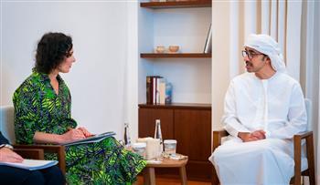 الإمارات و بلجيكا تبحثان تطورات الأزمة في قطاع غزة