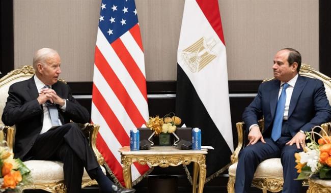 بايدن يشكر الرئيس السيسي على قيادة مصر عملية إيصال المساعدات إلى غزة