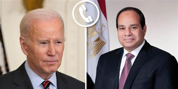الرئيس السيسي و بايدن يبحثان جهود وقف إطلاق النار في غزة