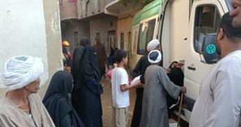 الشرقية .. الكشف على 2305 مواطنين في قافلة طبية ضمن مبادرة حياة كريمة