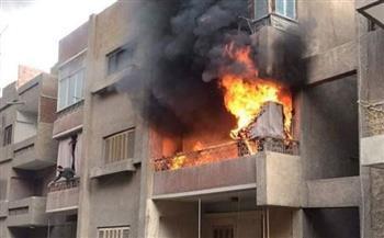 مصرع مسنة فى حريق شقة بمنطقة العمرانية