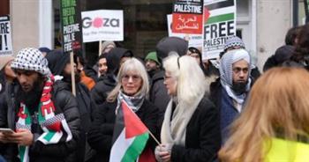 مظاهرة جديدة في فيينا للتضامن مع الفلسطينيين في غزة والمطالبة بوقف الحرب الإسرائيلية