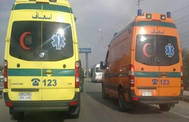 مصرع شخص وإصابة 4 آخرين فى حادثين بالمنيا
