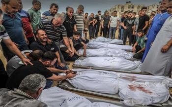 شهداء بينهم أطفال فلسطينيين بعد قصف الاحتلال الإسرائيلي روضة تؤوي نازحين شرق رفح