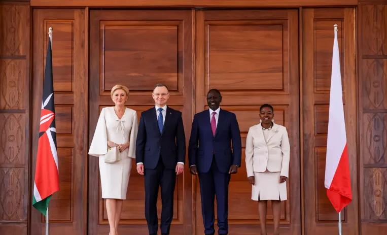 الرئيس البولندي يبحث مع نظيره الكيني تعزيز العلاقات السياسية والاقتصادية الثنائية