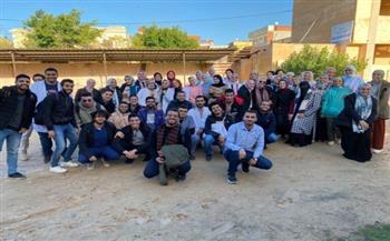  جامعة الإسكندرية تنظم قافلة طبية شاملة إلى قرية الوادي بكينج مريوط